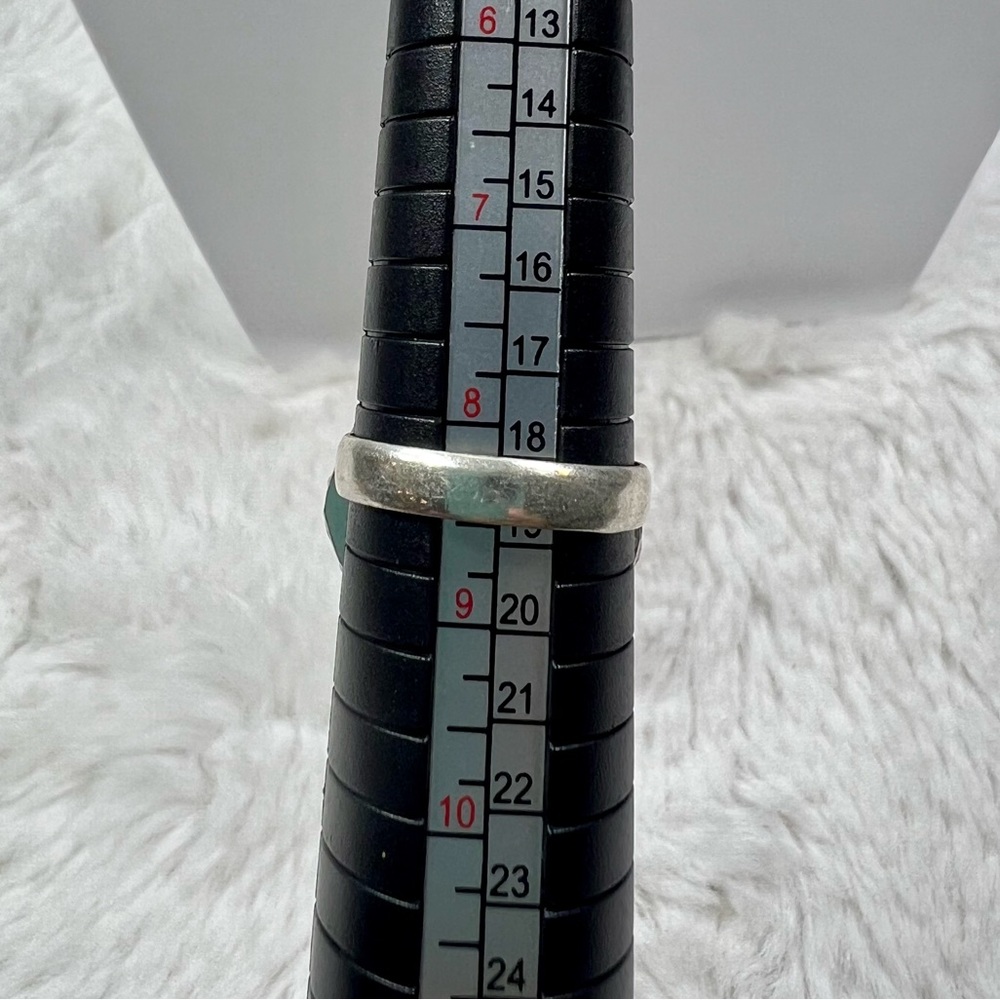Blue Sunstone Add on Item Ring size 8.5 - Picture 4 of 5